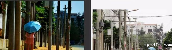 道路交通杆件过多